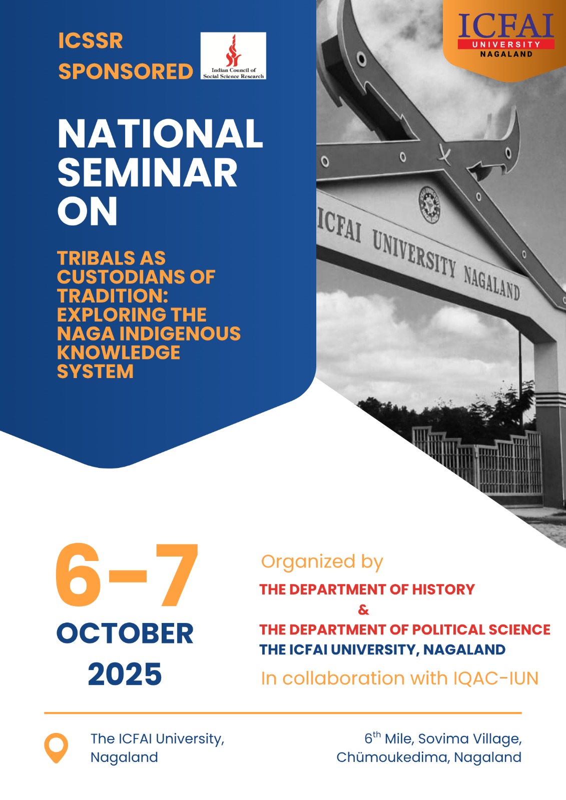 National Seminar on Tribals as Custodians of Tradition: Exploring the Naga Indigenous Knowledge System