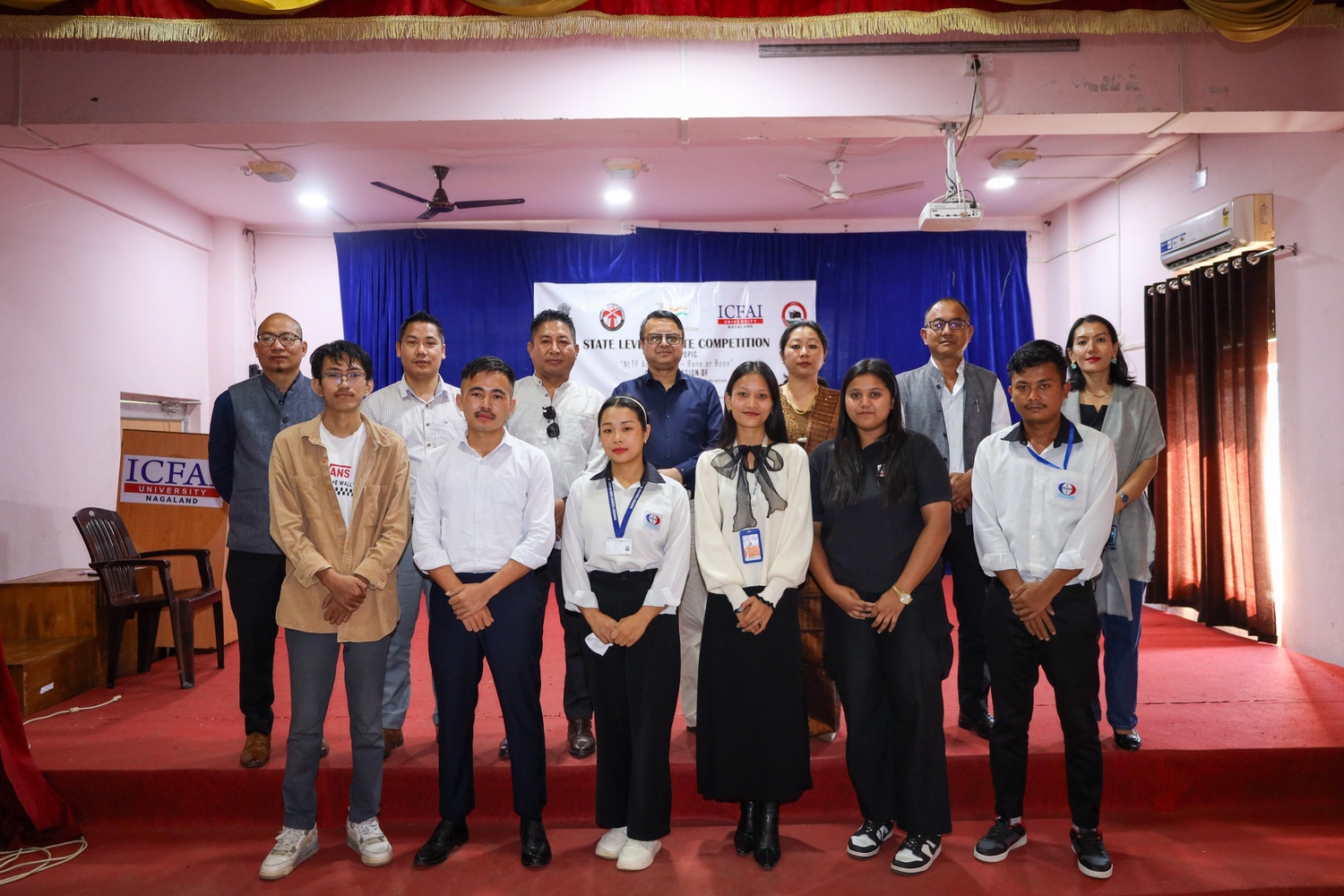 JanJatiya Gaurav Diwas 2024 Celebration - State Level Debate Competition held at ICFAI University