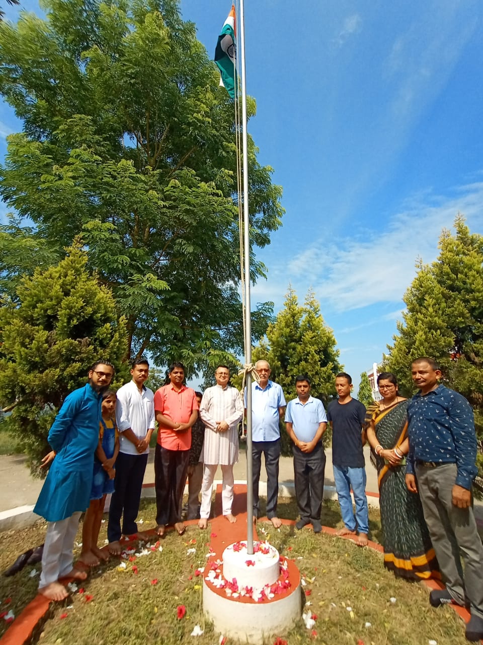 ICFAI University Nagaland  Celebrates Independence Day 